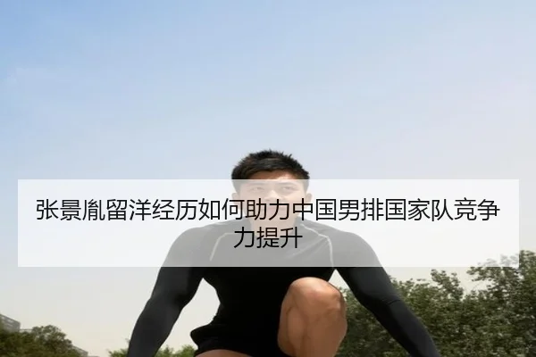 张景胤留洋经历如何助力中国男排国家队竞争力提升 - hth.com